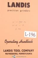 Landis-Landis 10\" Type DC, 14\"-16\" Type D, Grinding Operation & Parts Manual 1943-1948-Type D 14\"-16\"-Type DC 10\"-01